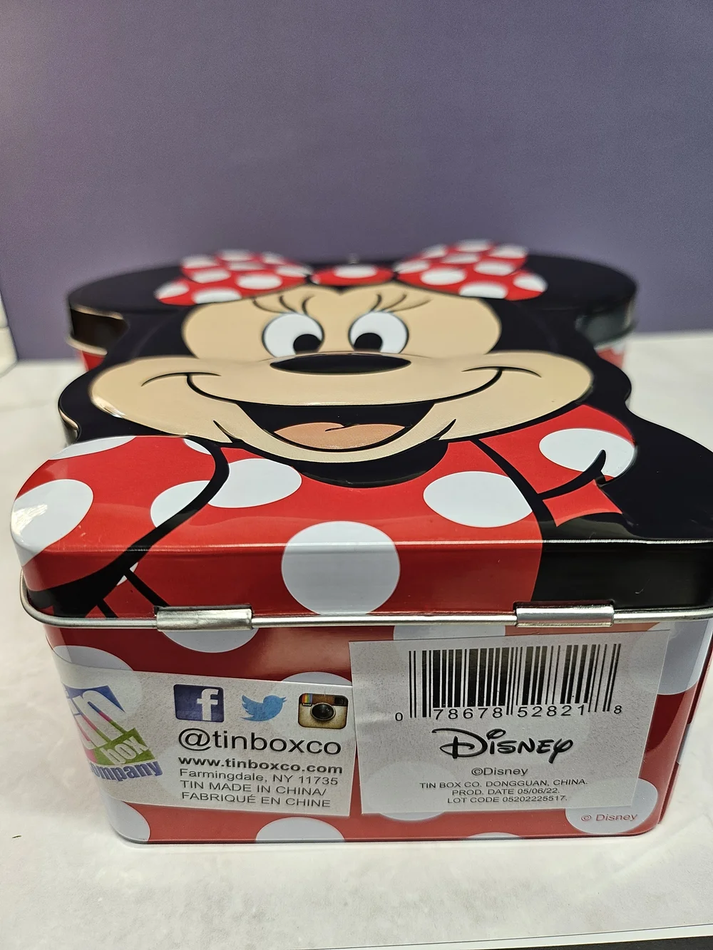 Minnie Mouse Polka Dot Novelty Handbag - Red, Black, Cream
